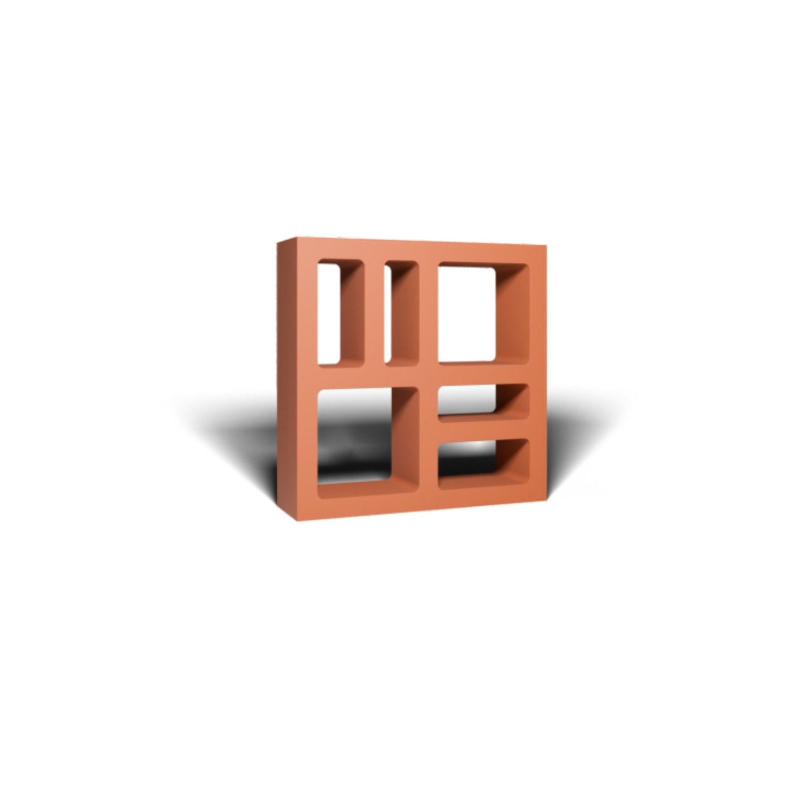 Square terracotta jali / Square Breeze Block
