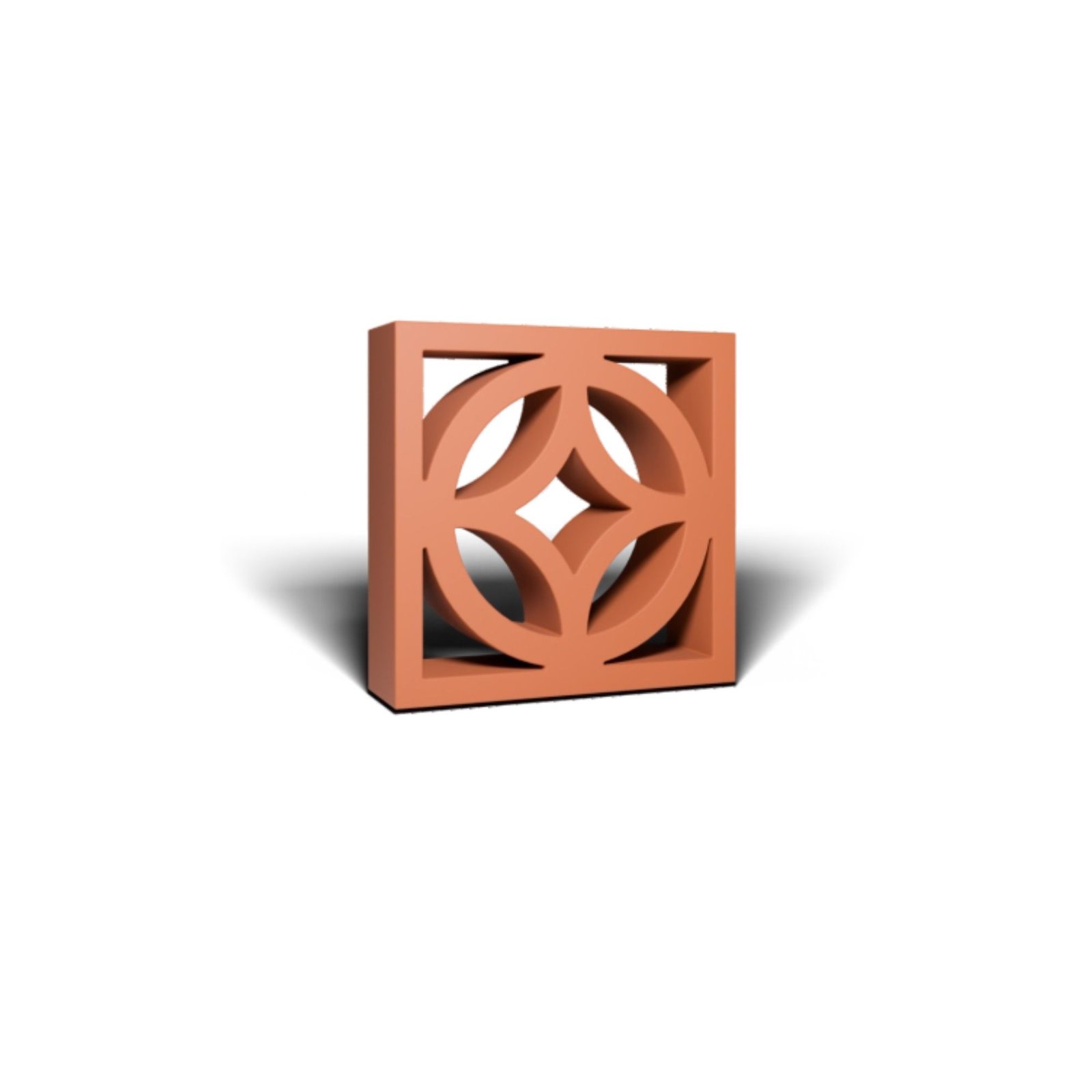 Topaz terracotta jali / Topaz Breeze Block